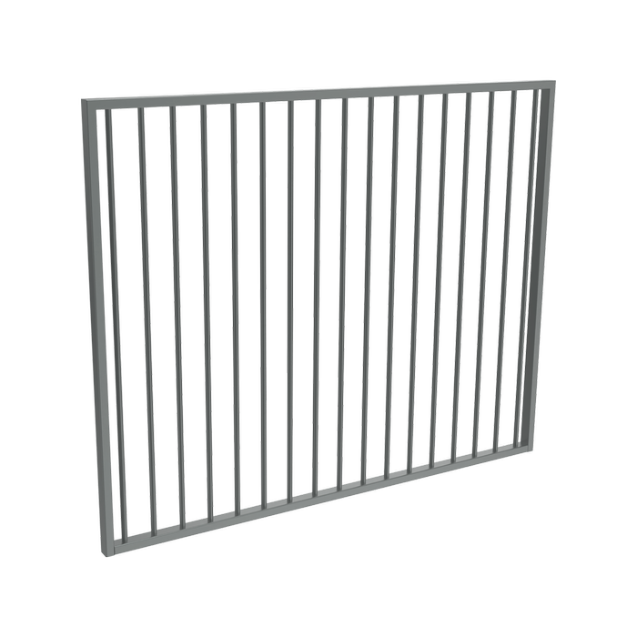 ProtectorAl 1201 - 1500 x 1200mm Monument Aluminium Garden Gate Flat Top
