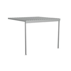Absco Structures 3.00 x 3.00 x 3.00m Zincalume Single Patio Cover