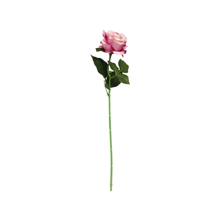 50cm Pink Velvet Rose Artificial Flower