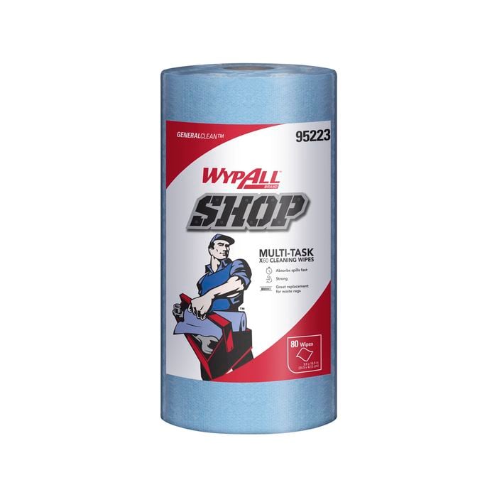 Wypall X60 Cleaning Wipes Roll - 80 Wipes - 80 Pack