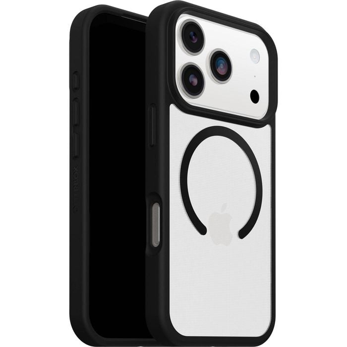 Otterbox React Magsafe Case For Apple Iphone 17 Pro - Clear/black