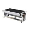 Leaf Living Versa 2026 4-in-1 8ft Convertible Table White Frame Air Hockey Pool Dining Tennis - Black Felt