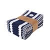 6pk J.elliot Home Eleanor 50x70cm Cotton Tea Towel - Navy