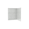 TerraForm Edging 390mmH x 610mmW  2.5mm Gauge Galvanised Steel Inside Corner