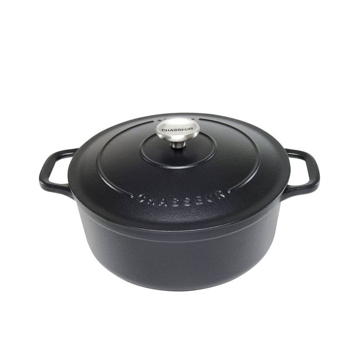Chasseur Round French Oven 24cm - 4L Matte Black
