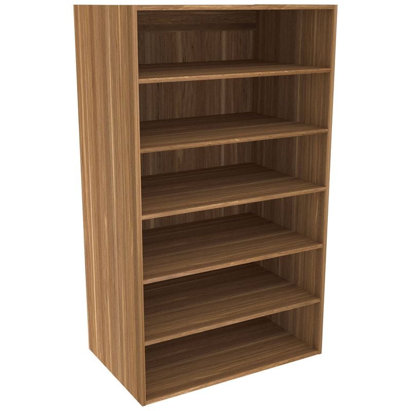 Lugna 1536 x 900 x 580mm Cove Ready to Assemble Robe Insert 5 Shelf Unit