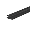 Metal Mate 27.95 x 12.7 x 1.7mm 3m Black Aluminium Section Sail Track 