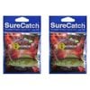 2x Surecatch Whiting Rig Hooks and Lumo Beads Size 4