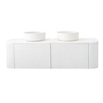 Rick McLean's Bathware 1500mm Fluted White Vanity Unit