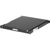 StarTech.com Black Deep Sliding Server Shelf - Cold-rolled Steel (CRS) - 25 kg Static/Stationary Weight Capacity