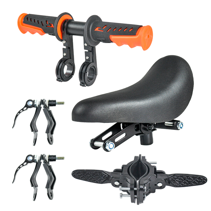 3 In 1 Kids Bike Mounted Front Seat Detachable for Children 1-8 Years