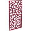 ProtectorAl 300-1200w x 1201-2400h Dark Red/Gloss White Riverstone Unframed Composite Deco Panel
