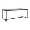 Modern Furniture RIVOLI Dining Table 1.8M -  Smoked Oak / Black