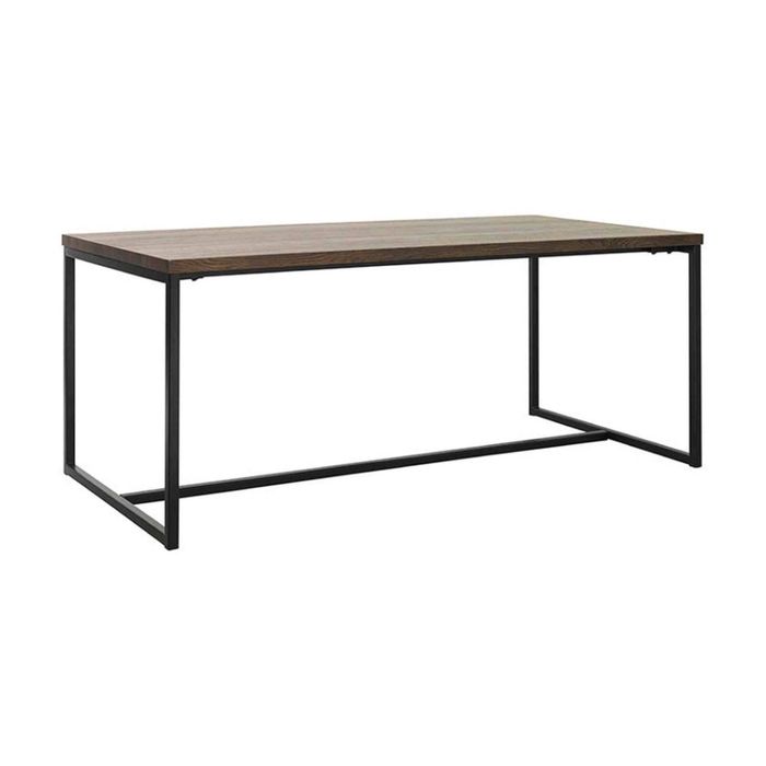 Modern Furniture RIVOLI Dining Table 1.8M -  Smoked Oak / Black