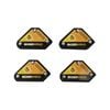 Bossweld 4kg Mini Multi-Angle Welding Magnet - 4 Pack