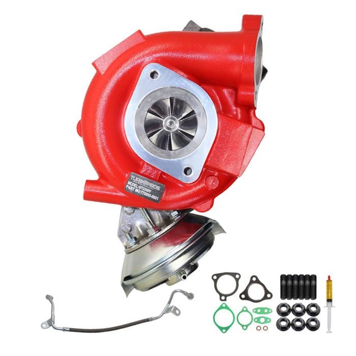 Gen1 High Flow Turbo Charger With Genuine Oil Feed Pipe For Toyota Landcruiser 76 Series Vdj76r 1vd-ftv V8 4.5l