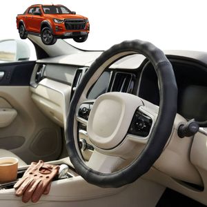 Australian Goose Steering Wheel Cover for Isuzu D-Max Single Cab 2020 - Current (RG) Circle Black