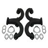 Cal Custom Exhaust Manifolds Small Block Chev 2-3/8" Outlet True Rams Horn Style Cast Iron