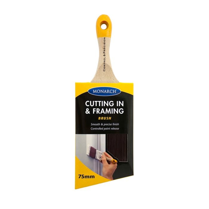 Monarch Cutting In And Framing Synthetic Paint Brush - 75mm