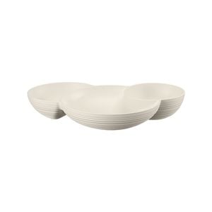 Guzzini Earth Tierra 29.5cm Hors D'oeuvres Dish - White