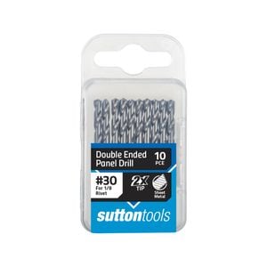 Sutton Tools No.30 Double Ended Panel Drill Bit - 10 Pack