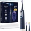 Soocas Neos II Ultra 3-in-1 Sonic Electric Toothbrush with Built-in Water Flosser, Midnight Blue