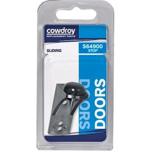 Cowdroy Black Sliding Track Door Stop