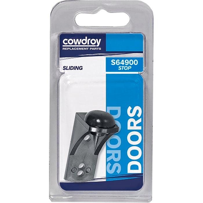 Cowdroy Black Sliding Track Door Stop