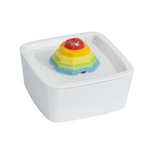 Yes4pets Ceramic Electric Pet Water Fountain Dog Cat Water Feeder Bowl Dispenser