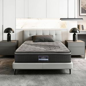 Giselle Bedding Single Mattress, 34cm Thick 7 Zone Pocket Spring Mattress