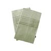 Bloomington 220TC Pair of Calender Pintuck Cotton Standard Pillowcases Moss 50 x 75 cm