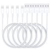 iWill 5 Pack 1m Data Transfer Charger Charging USB Cable Cord for Apple iPhone iPad iPod Bulk White
