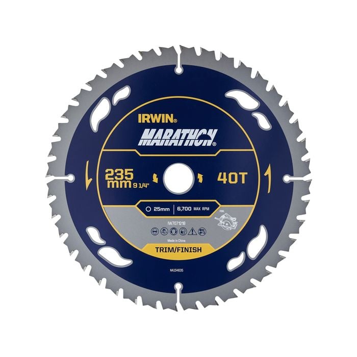 IRWIN 235mm 40T Marathon Circular Saw Blade
