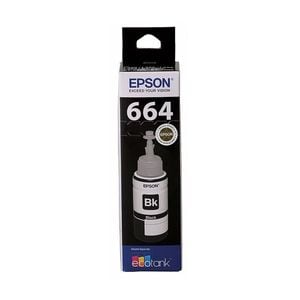 Epson Epson T664 Black EcoTank 664 Ink Toner Bottle C13T664192 Genuine Original