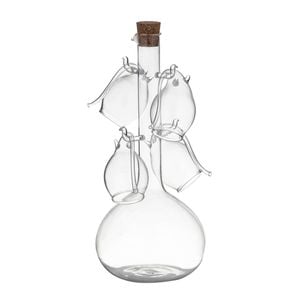 5pc Davis & Waddell Fine Foods Port Flask/Sippers Set Flask 60ml/800ml