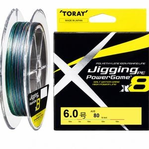 Toray Jigging Pe Power Game X8 300m 80lb Pe 6.0 Braided Fishing Line