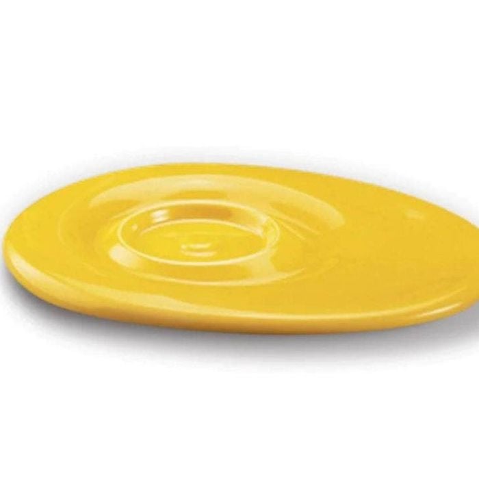 Dignity By Wade Oval Saucer, Yellow