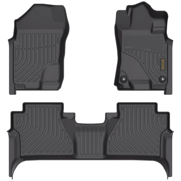 Vehiclab Nissan Navara – 2021 – 2025 – D23 Facelift – 3D/5D All Weather Moulded Car Floor Mats – Right Hand Drive