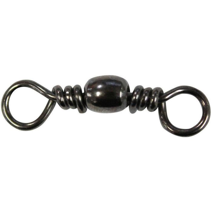 Mustad Black Barrel Fishing Swivel 4