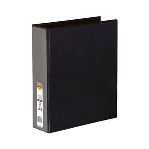 Marbig Clearview A4 2D-Ring Insert Binder 50mm (Black)