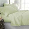 Bloomington 400TC Cotton Sateen Sheet Set 40cm Wall King - Ivory (with a Hint of Green)
