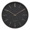 One Six Eight London  Maya 40cm Charcoal Grey Silent Wall Clock