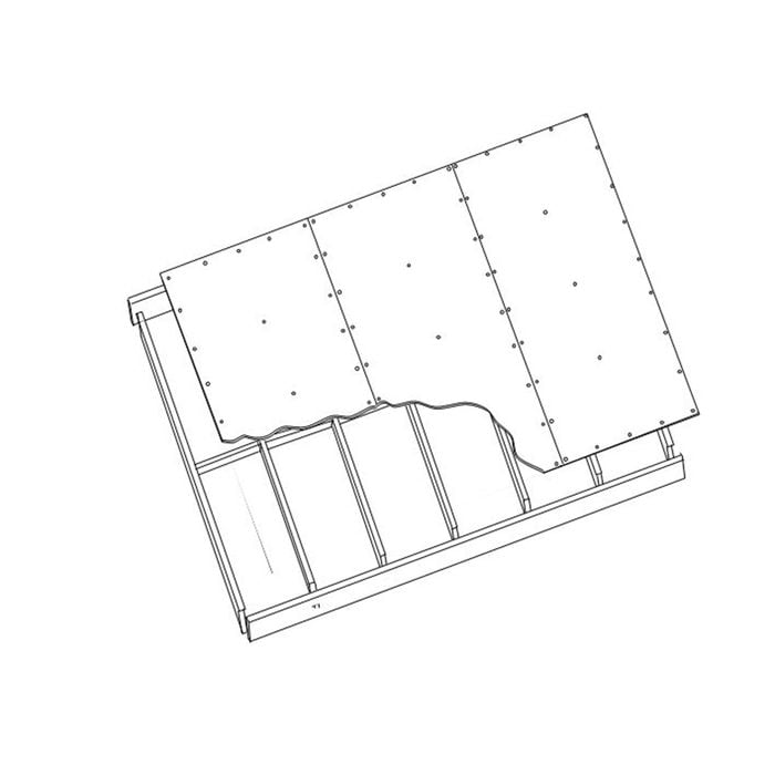 The Cedar Shed 2.775 x 3.600m Urban Cedar Floor Kit