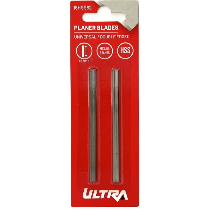 Ultra 82mm HSS Planer Blades - 1 Pair
