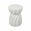 Levede Side Table Terrazzo Hourglass Magnesia Stool Stand Outdoor Top 35cm