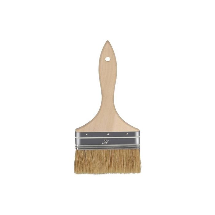 Chef Inox Pastry Brush Natural Bristles Wood Handle 100mm