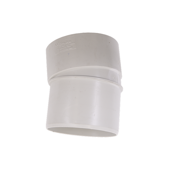 Holman 100mm 11° Male and Female PVC DWV Plain Bend