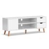 Artiss TV Unit Entertainment Cabinet White 120cm