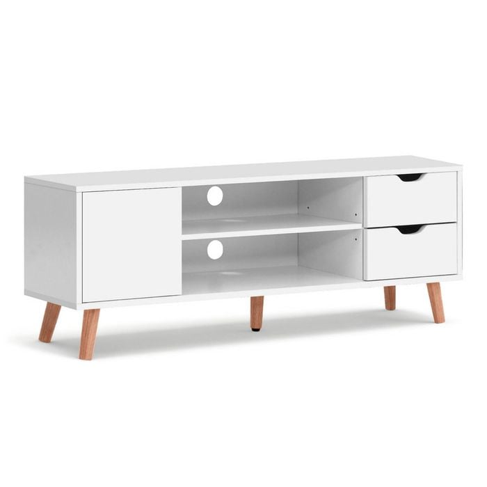 Artiss TV Unit Entertainment Cabinet White 120cm