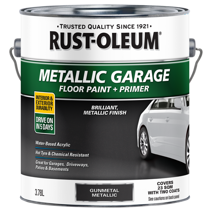Rust-Oleum 3.78L Gunmetal Metallic Concrete And Garage Floor Paint